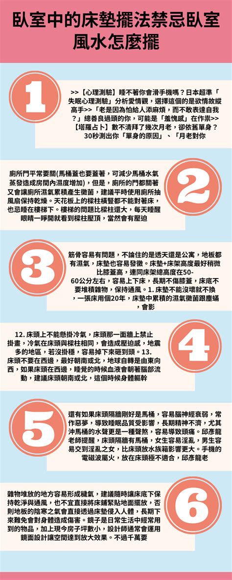 什麼床不能睡|臥室中的床墊擺法禁忌 (臥房床位風水)？化解方法？